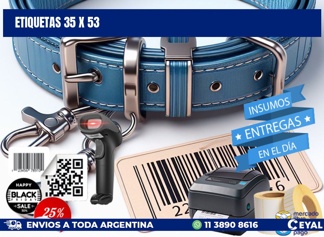 etiquetas 35 x 53