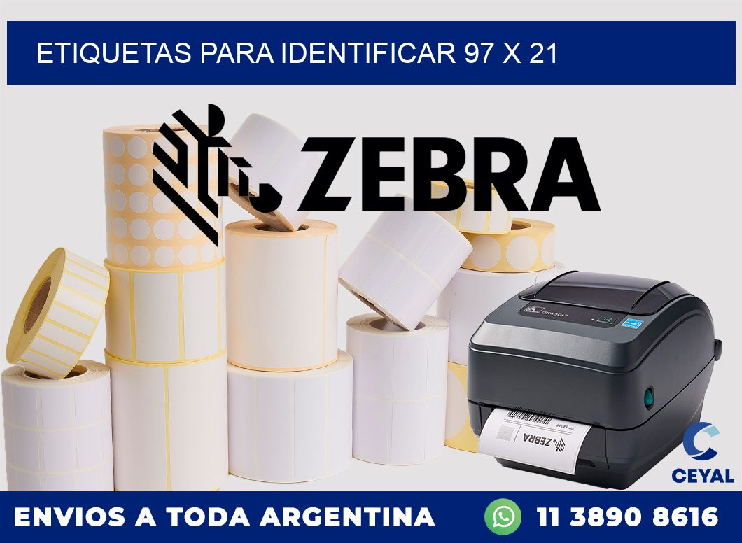 etiquetas para identificar 97 x 21