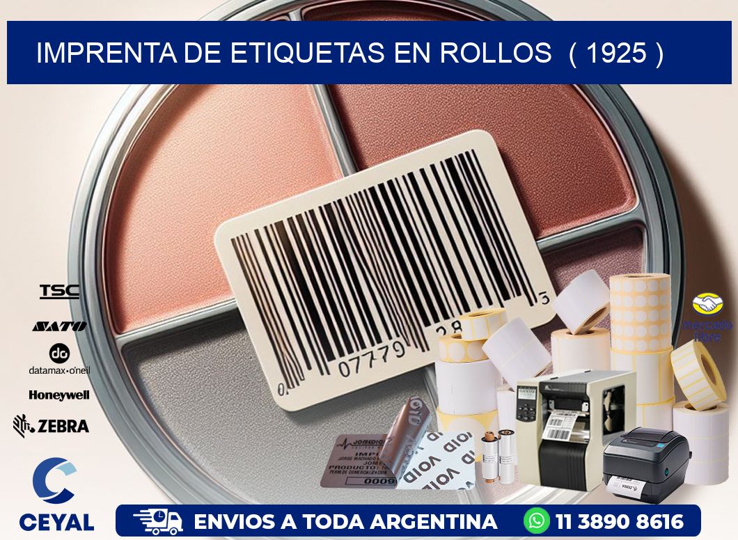 imprenta de etiquetas en rollos  ( 1925 )