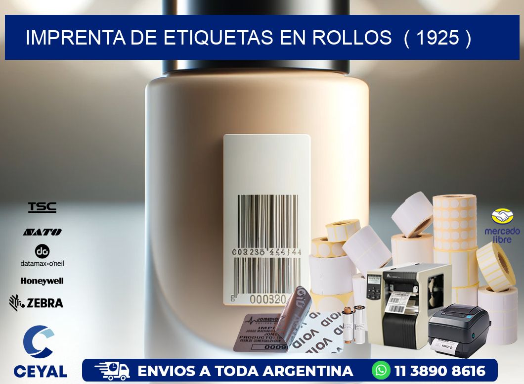 imprenta de etiquetas en rollos  ( 1925 )