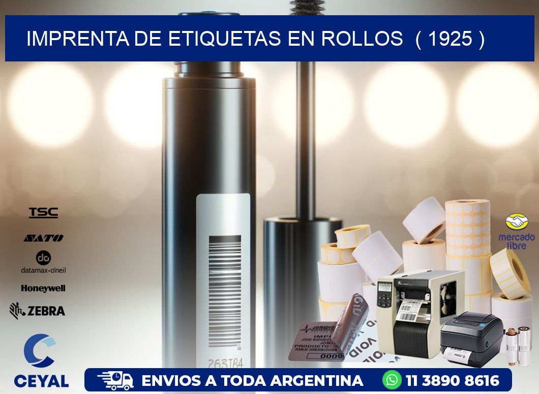 imprenta de etiquetas en rollos  ( 1925 )