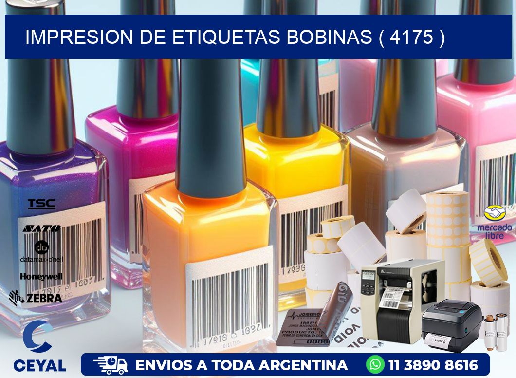 impresion de etiquetas bobinas ( 4175 )