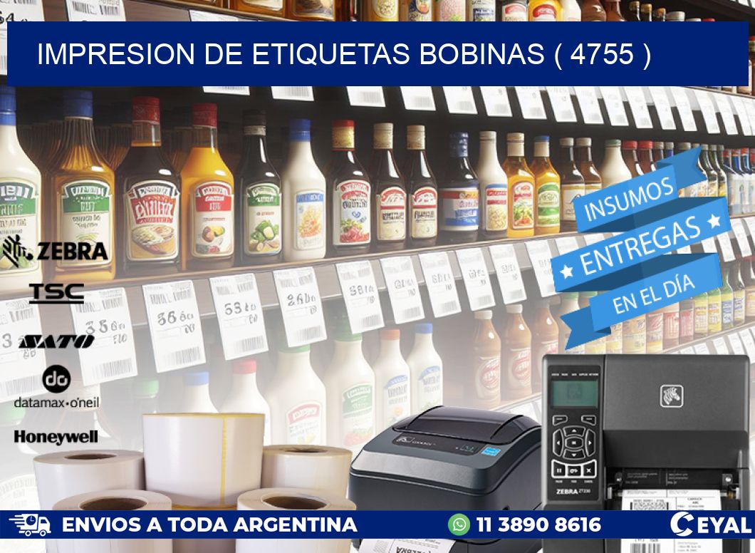 impresion de etiquetas bobinas ( 4755 )