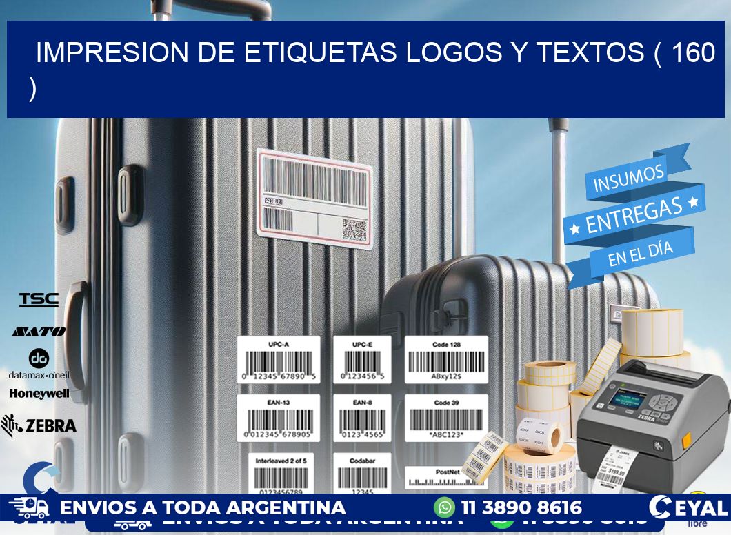 impresion de etiquetas logos y textos ( 160 )