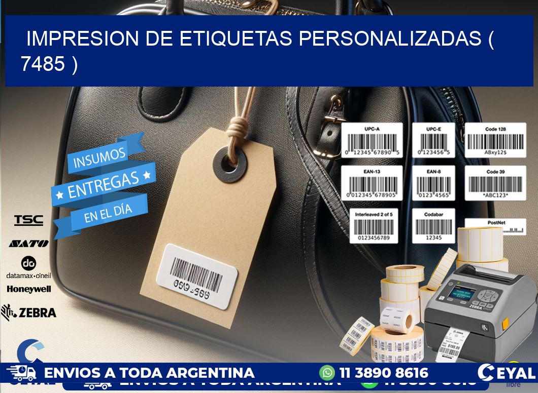 impresion de etiquetas personalizadas ( 7485 )