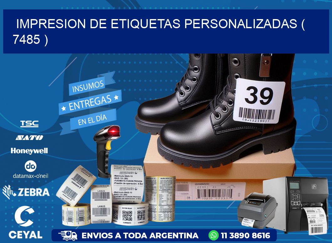impresion de etiquetas personalizadas ( 7485 )