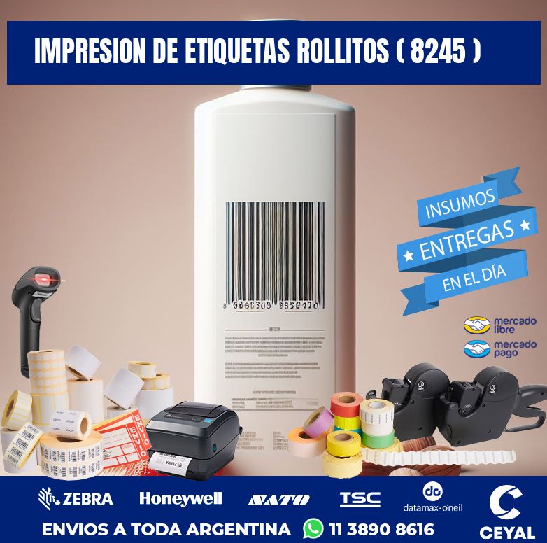impresion de etiquetas rollitos ( 8245 )