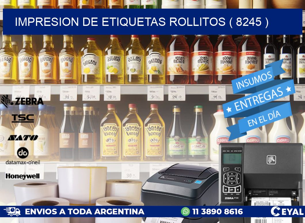 impresion de etiquetas rollitos ( 8245 )