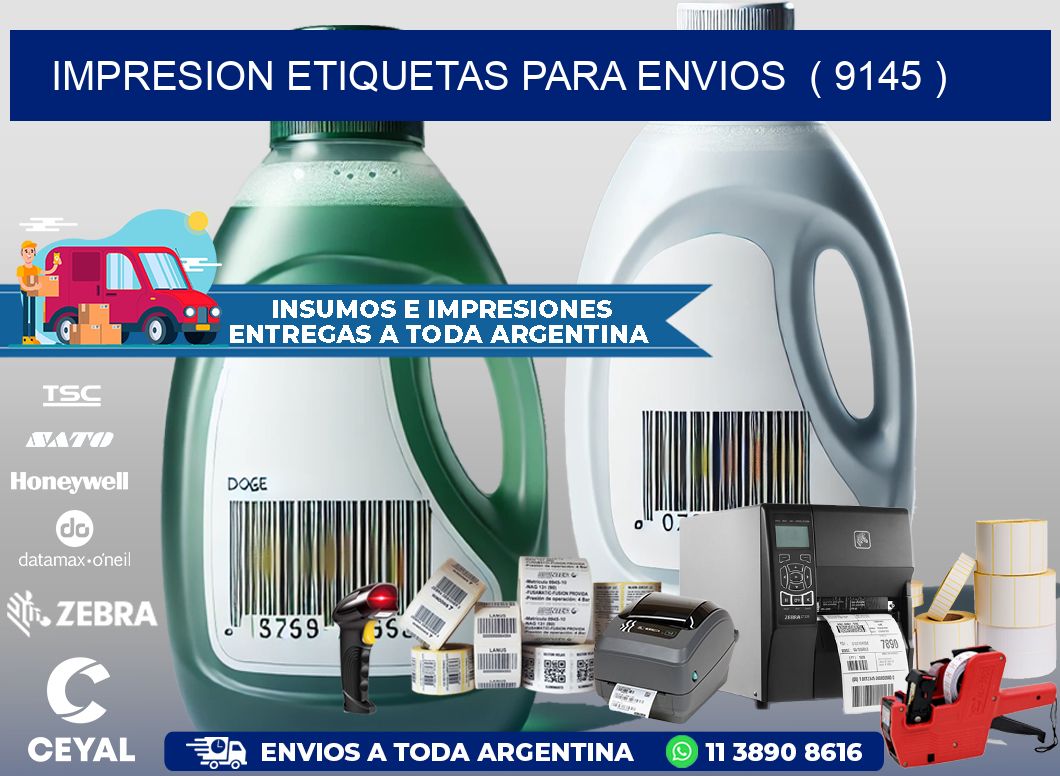impresion etiquetas para envios ( 9145 )