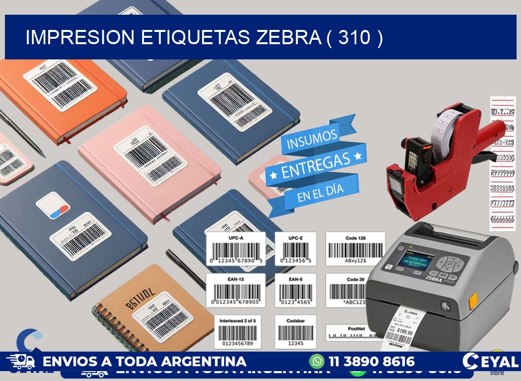 impresion etiquetas zebra ( 310 )