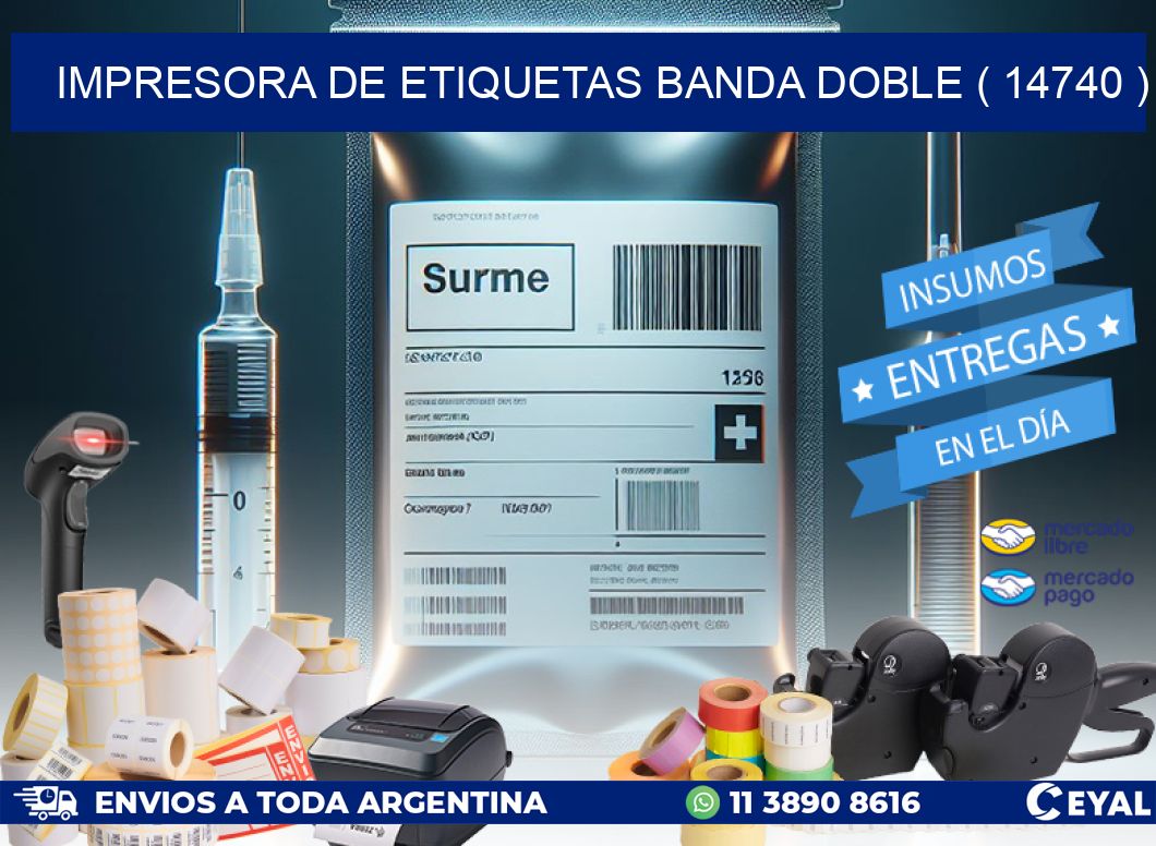 impresora de etiquetas banda doble ( 14740 )