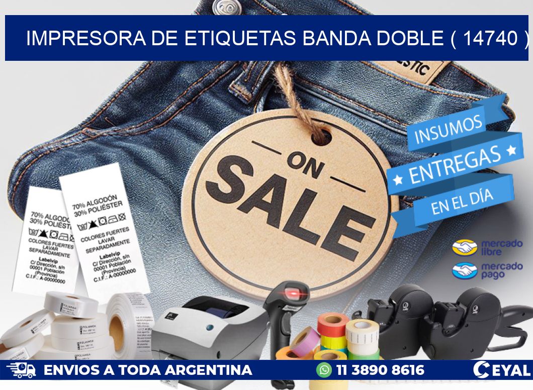 impresora de etiquetas banda doble ( 14740 )