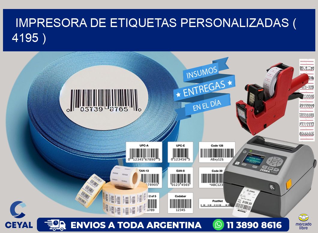 impresora de etiquetas personalizadas ( 4195 )