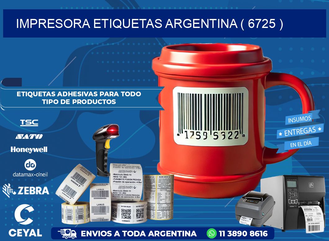 impresora etiquetas argentina ( 6725 )