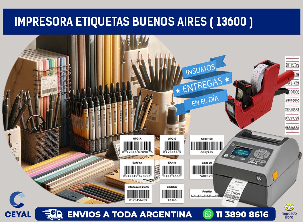 impresora etiquetas buenos aires ( 13600 )