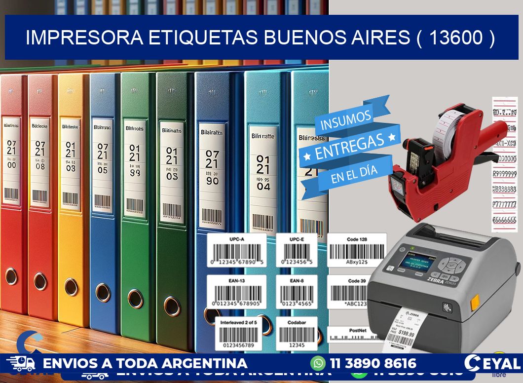 impresora etiquetas buenos aires ( 13600 )