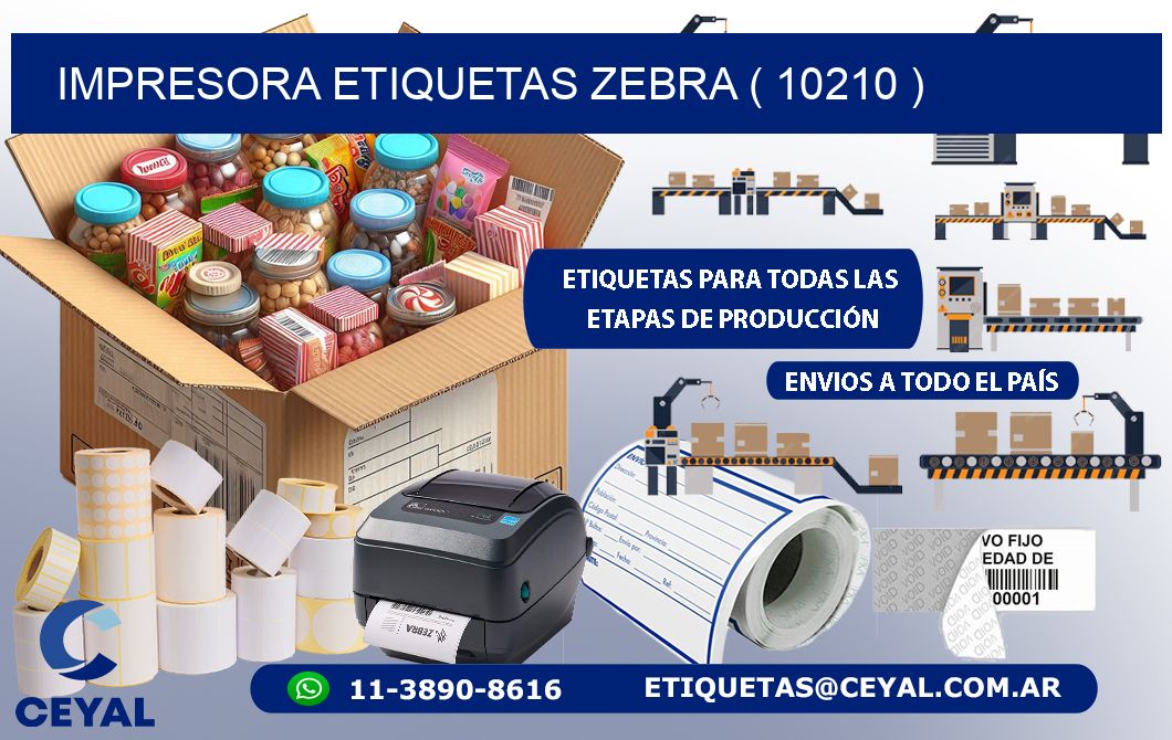 impresora etiquetas zebra ( 10210 )