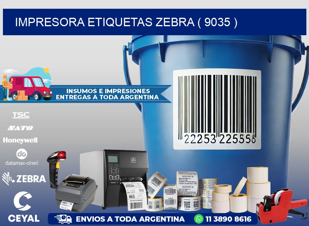 impresora etiquetas zebra ( 9035 )