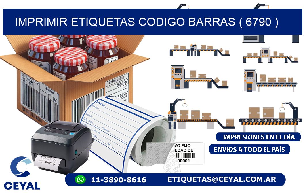 imprimir etiquetas codigo barras ( 6790 )