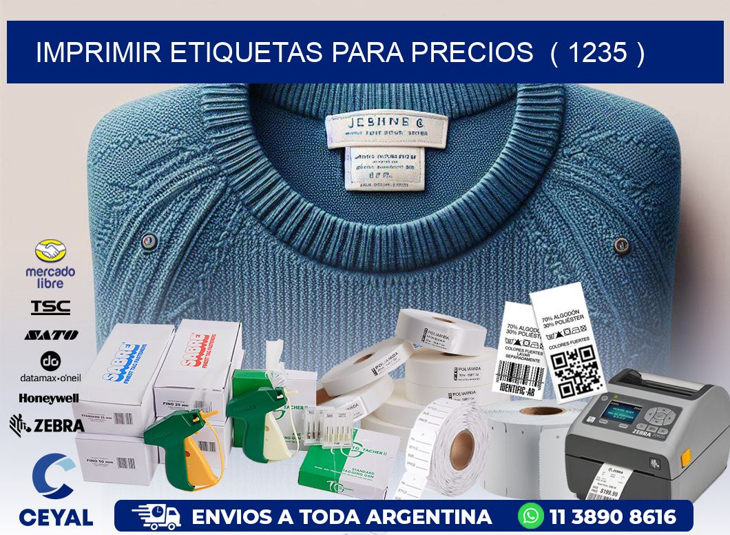 imprimir etiquetas para precios  ( 1235 )