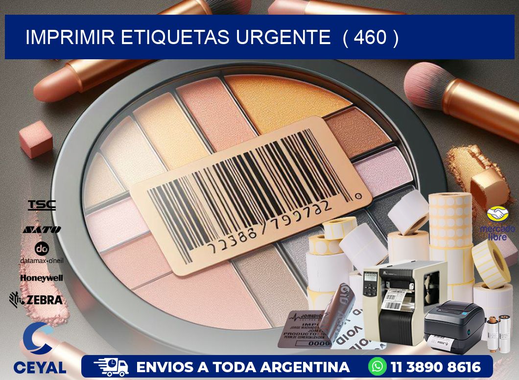 imprimir etiquetas urgente ( 460 )