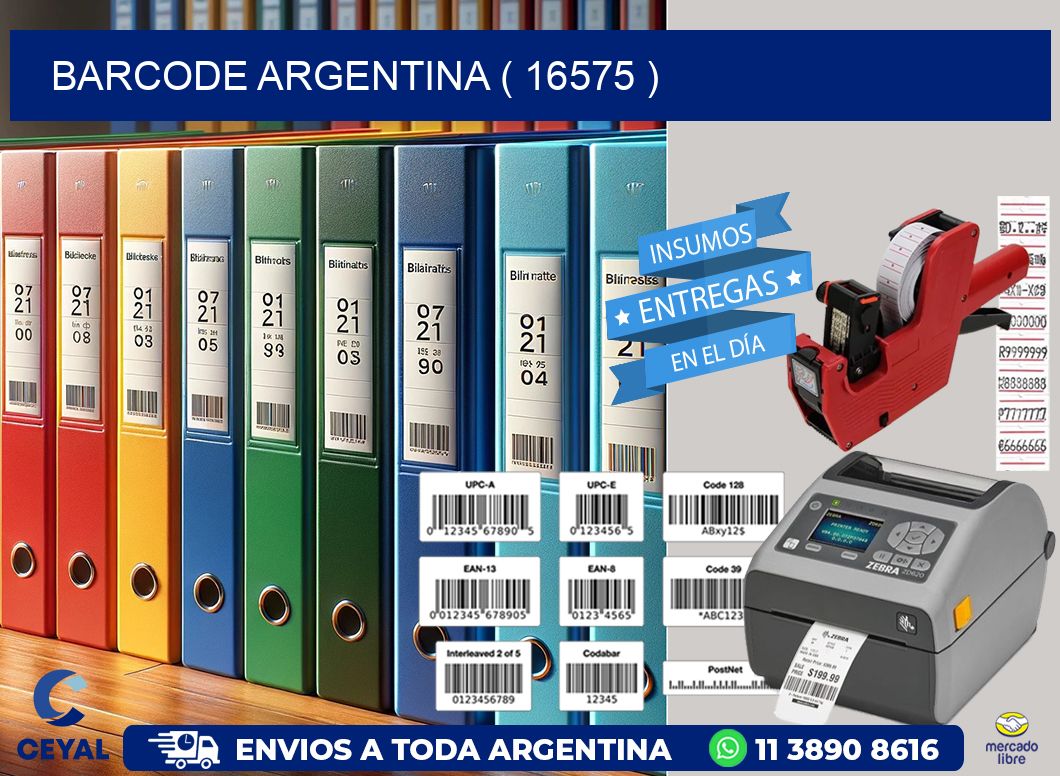 BARCODE ARGENTINA ( 16575 )