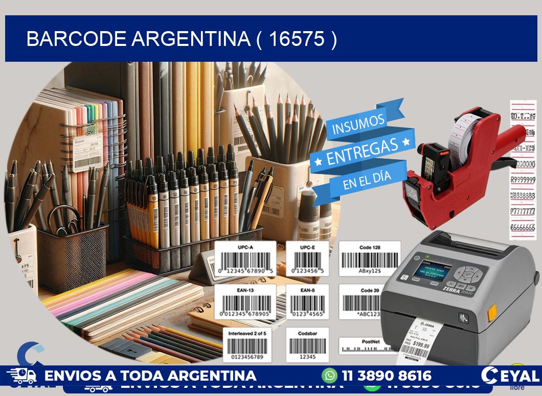 BARCODE ARGENTINA ( 16575 )