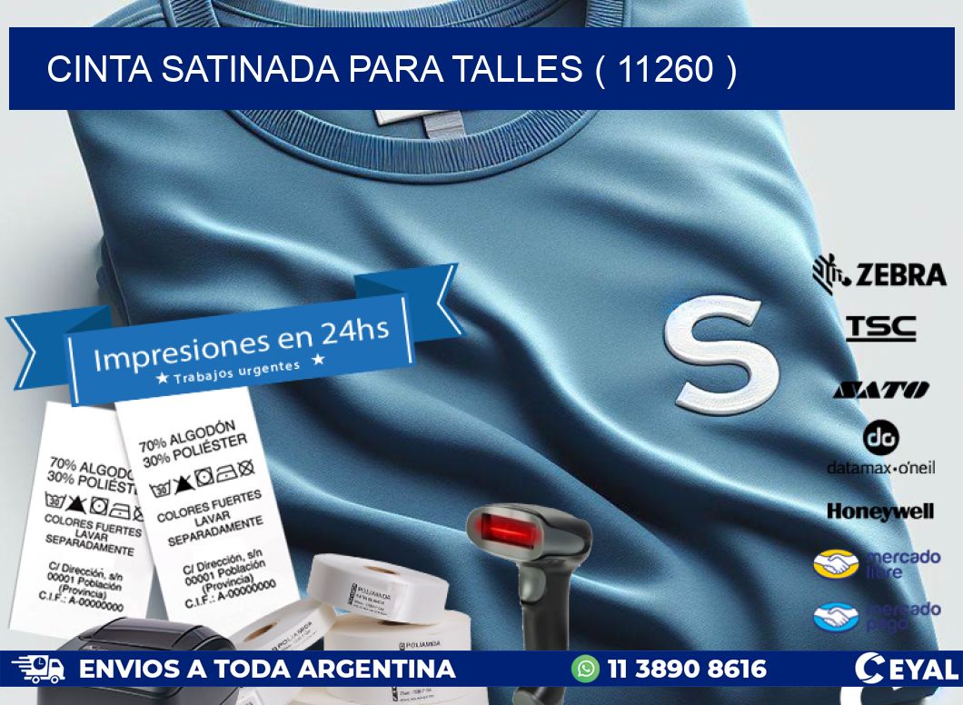 CINTA SATINADA PARA TALLES ( 11260 )