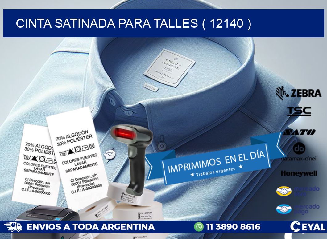 CINTA SATINADA PARA TALLES ( 12140 )