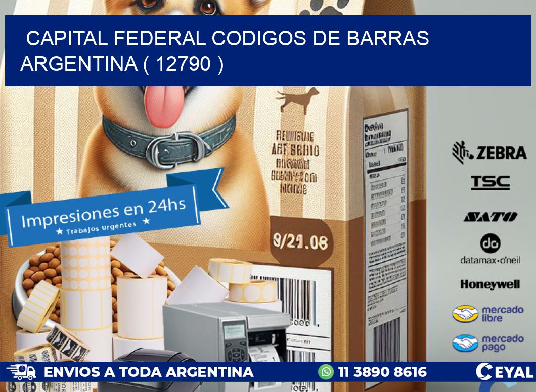 Capital federal codigos de barras argentina ( 12790 )