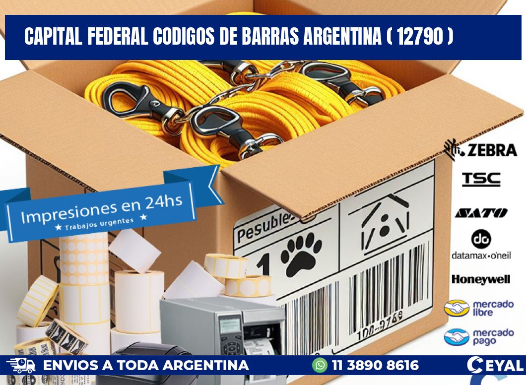 Capital federal codigos de barras argentina ( 12790 )