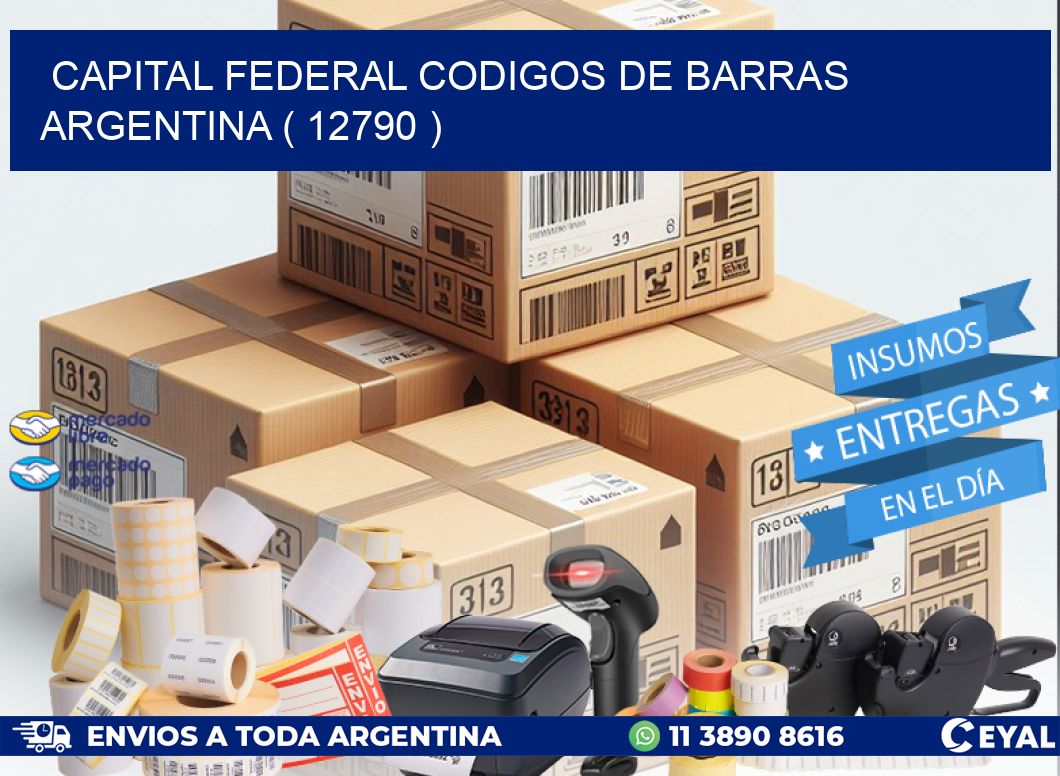Capital federal codigos de barras argentina ( 12790 )