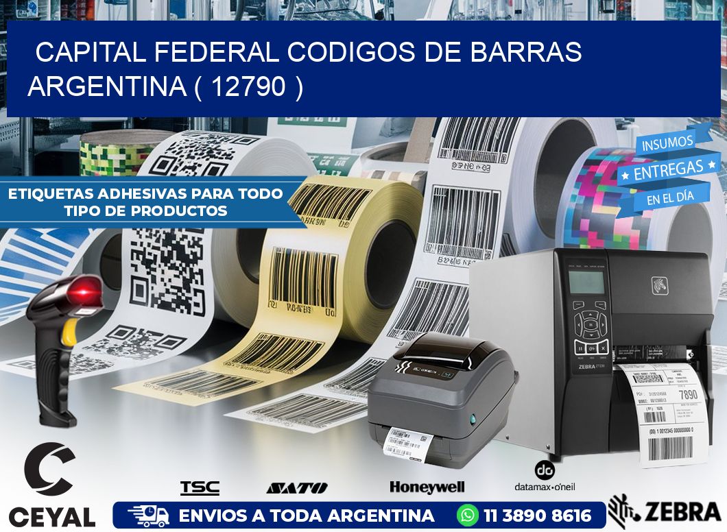 Capital federal codigos de barras argentina ( 12790 )