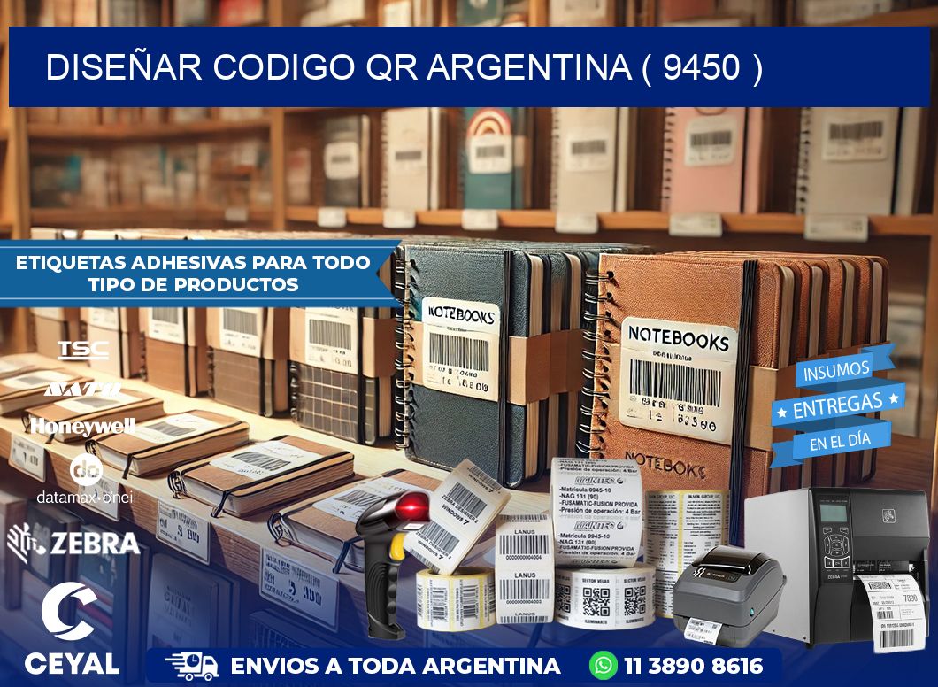 DISEÑAR CODIGO QR ARGENTINA ( 9450 )