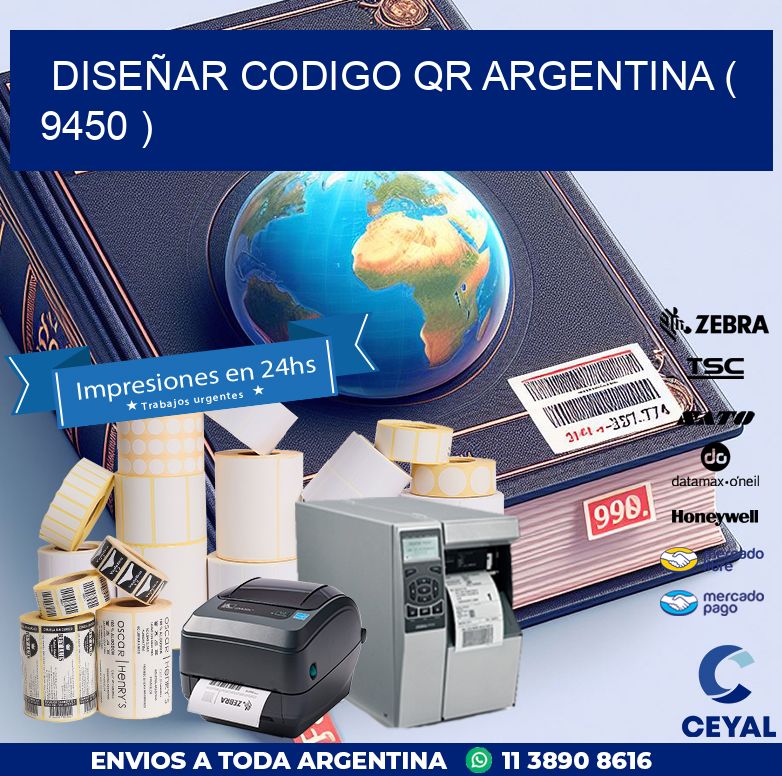 DISEÑAR CODIGO QR ARGENTINA ( 9450 )
