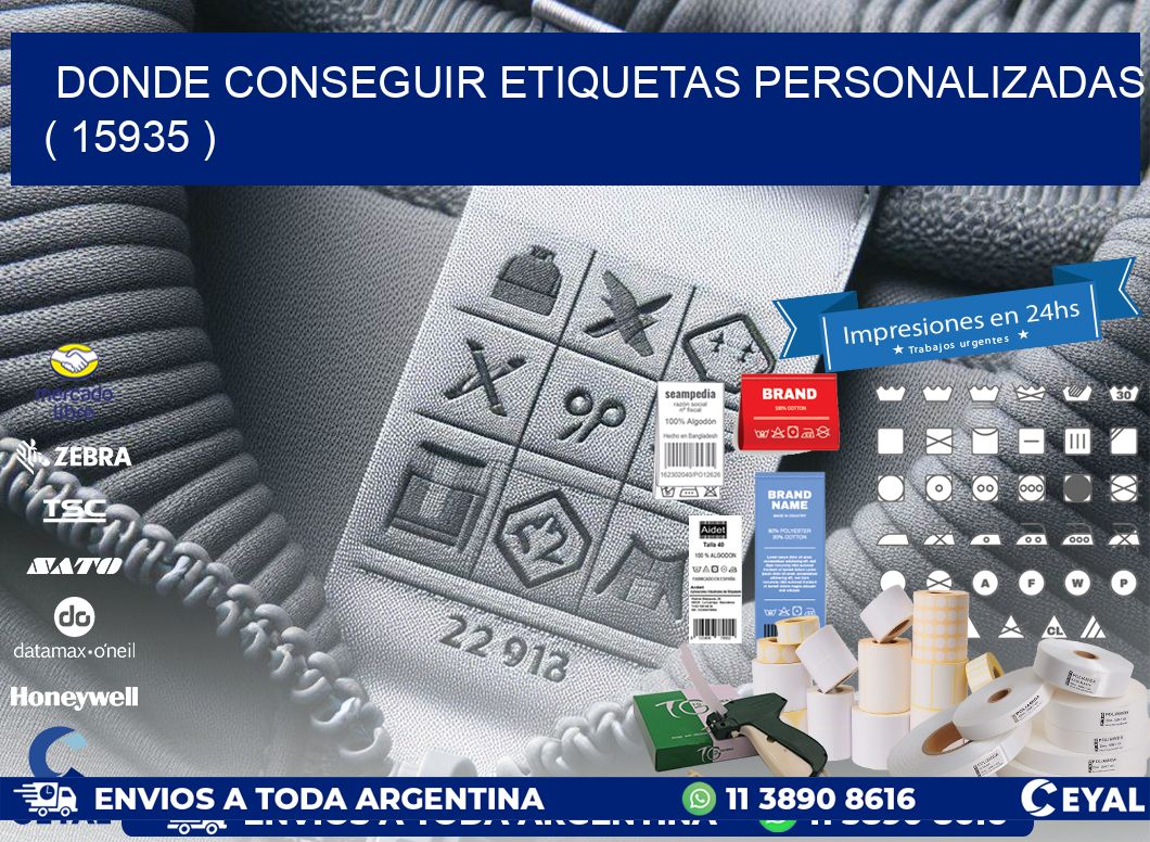 DONDE CONSEGUIR ETIQUETAS PERSONALIZADAS ( 15935 )