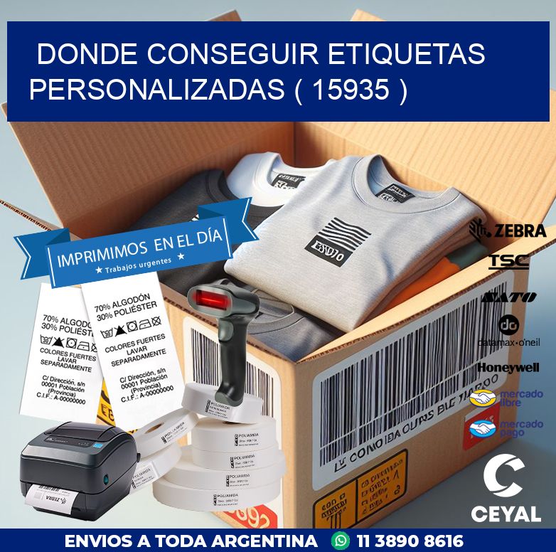DONDE CONSEGUIR ETIQUETAS PERSONALIZADAS ( 15935 )