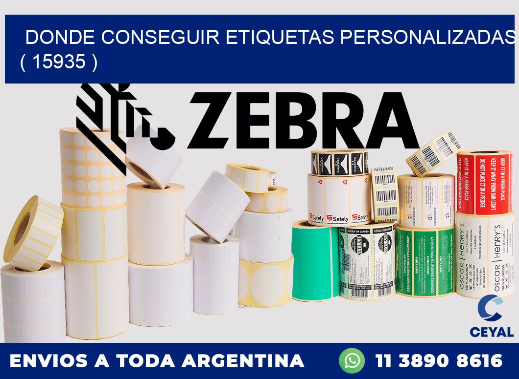 DONDE CONSEGUIR ETIQUETAS PERSONALIZADAS ( 15935 )