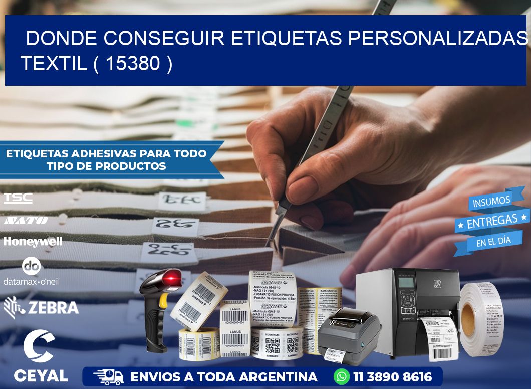 DONDE CONSEGUIR ETIQUETAS PERSONALIZADAS TEXTIL ( 15380 )