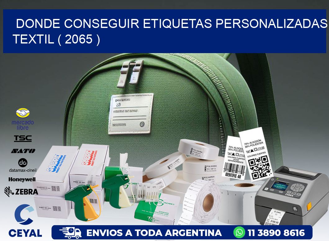 DONDE CONSEGUIR ETIQUETAS PERSONALIZADAS TEXTIL ( 2065 )