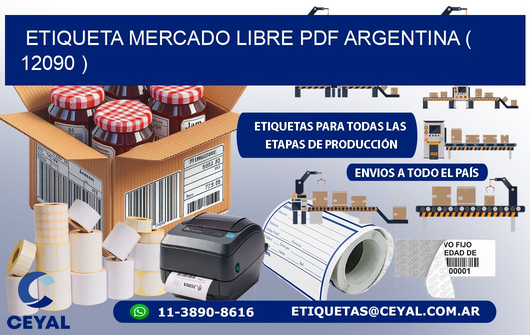 ETIQUETA MERCADO LIBRE PDF ARGENTINA ( 12090 )