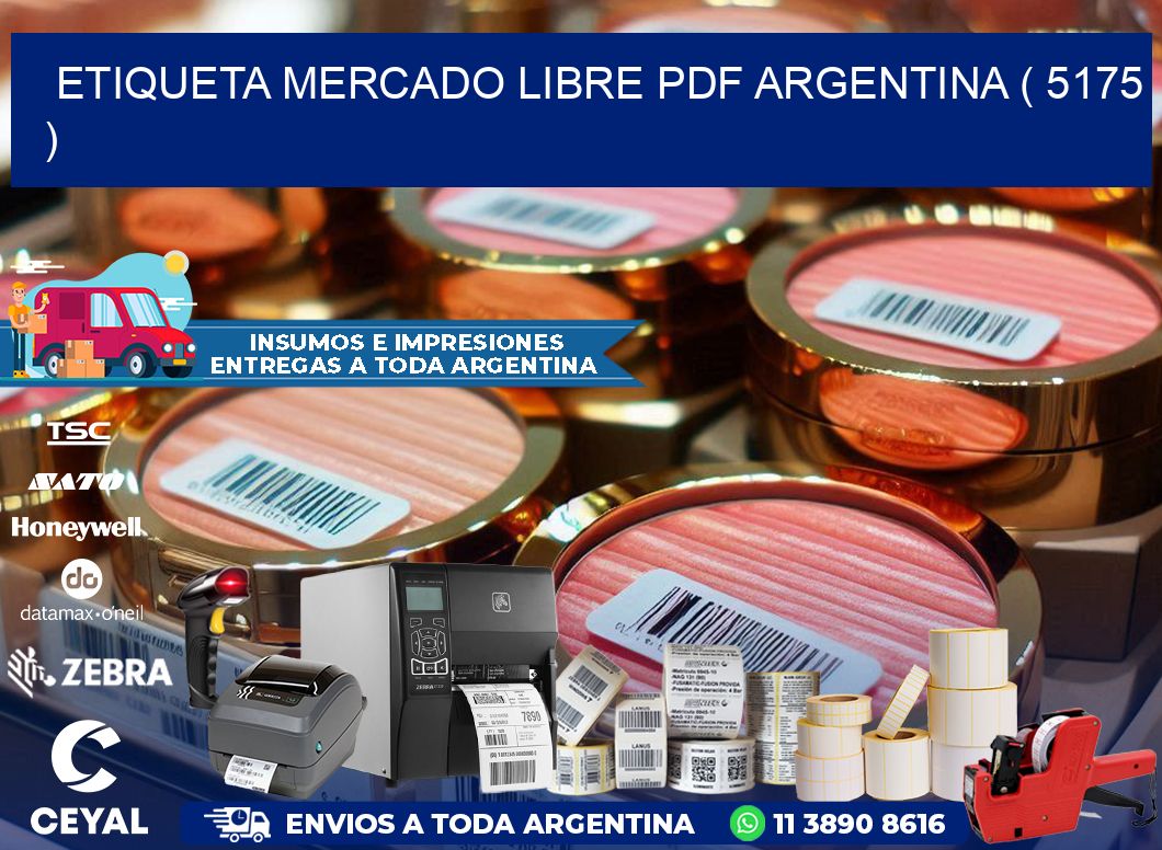 ETIQUETA MERCADO LIBRE PDF ARGENTINA ( 5175 )