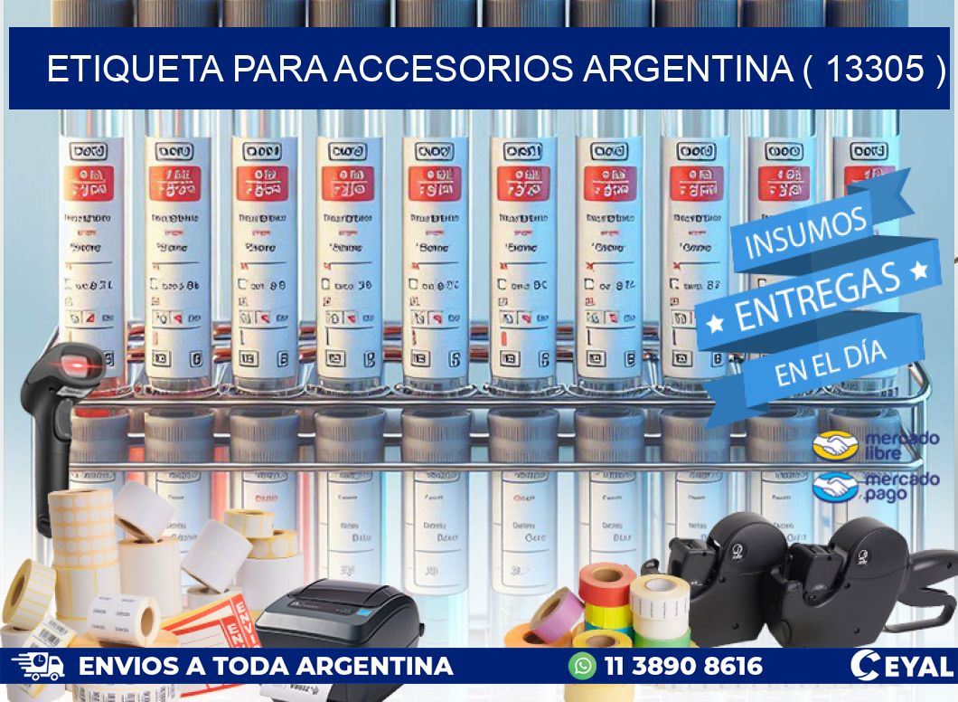 ETIQUETA PARA ACCESORIOS ARGENTINA ( 13305 )