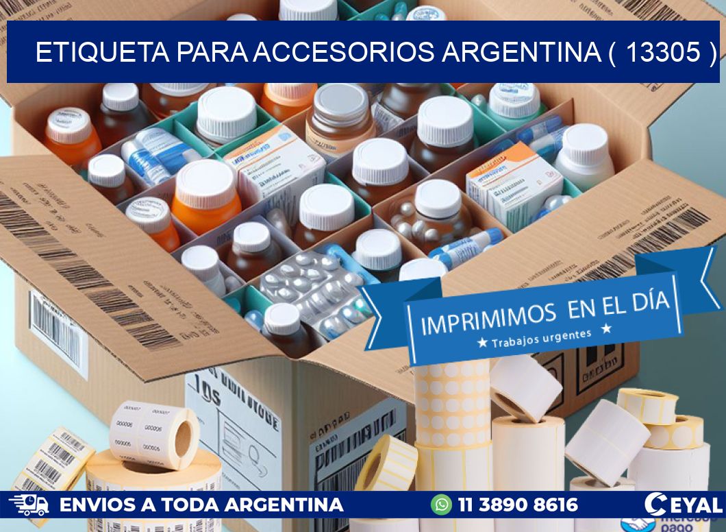 ETIQUETA PARA ACCESORIOS ARGENTINA ( 13305 )