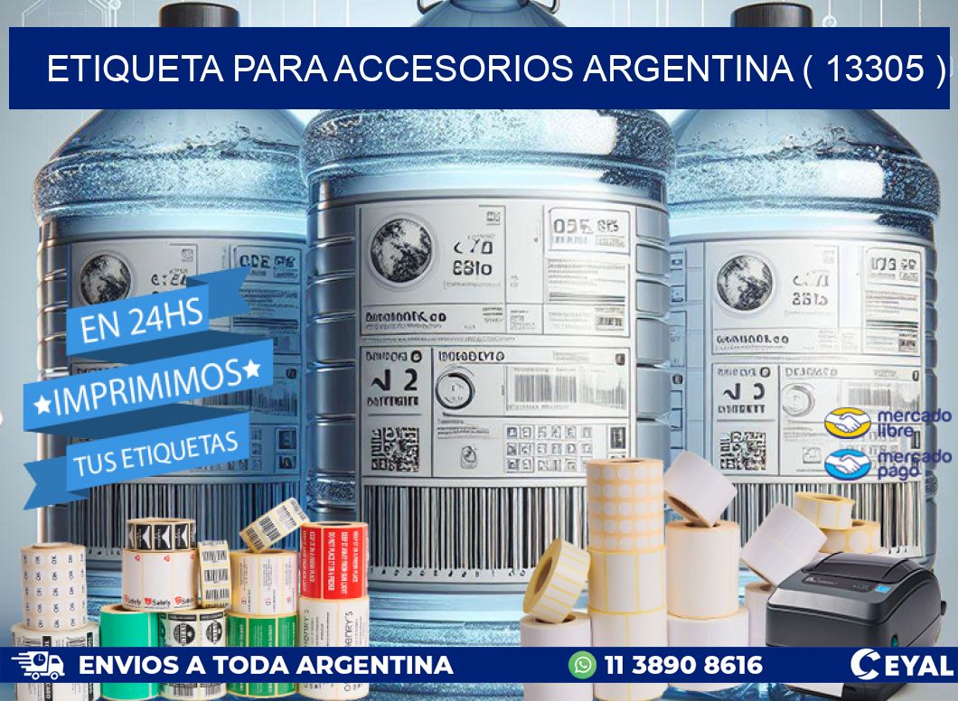 ETIQUETA PARA ACCESORIOS ARGENTINA ( 13305 )