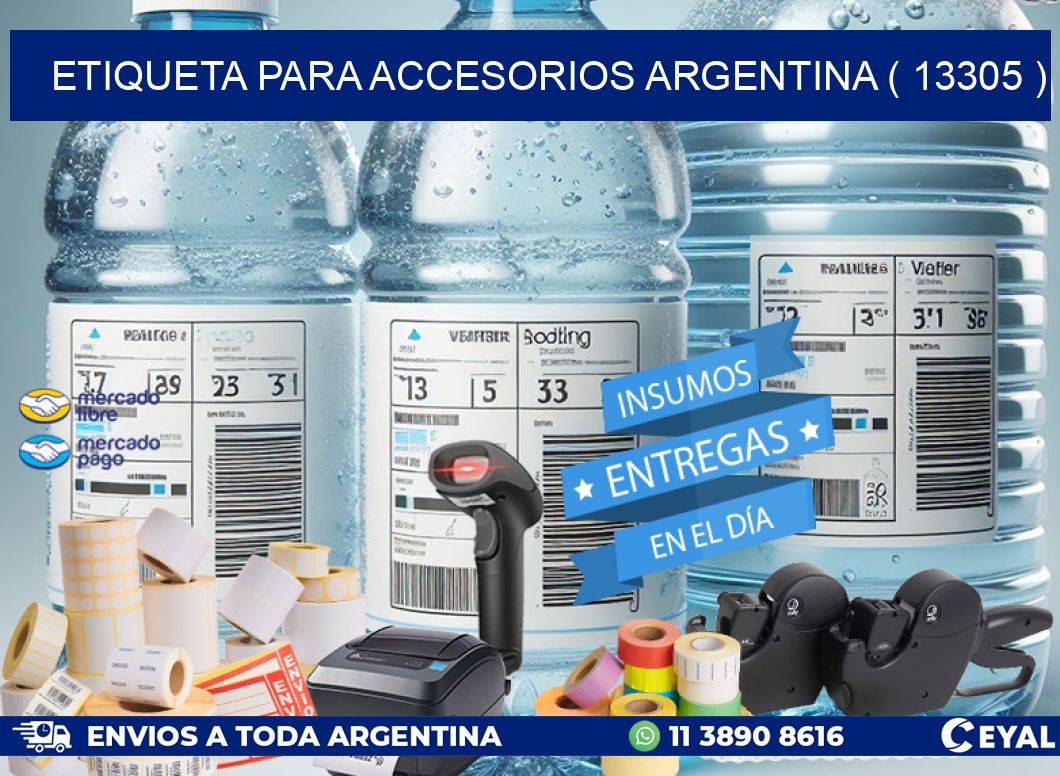 ETIQUETA PARA ACCESORIOS ARGENTINA ( 13305 )