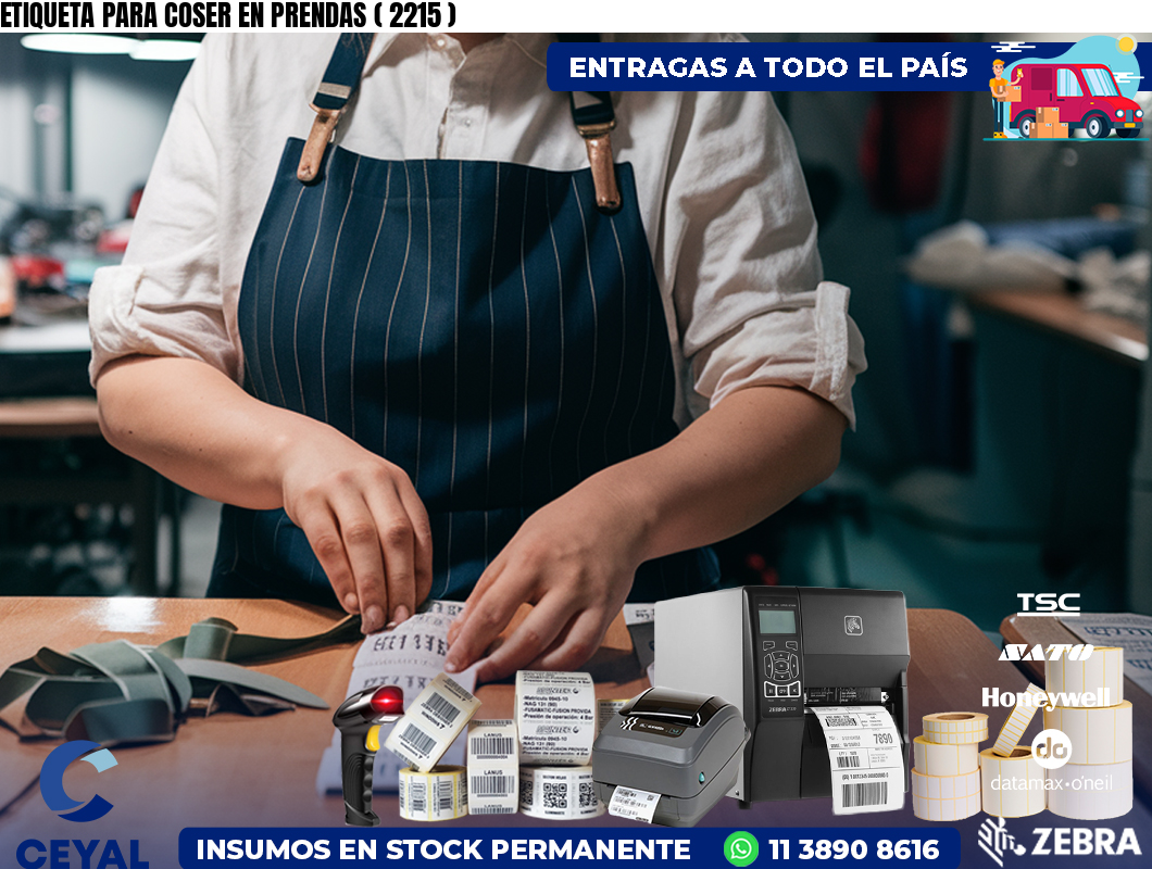 ETIQUETA PARA COSER EN PRENDAS ( 2215 )
