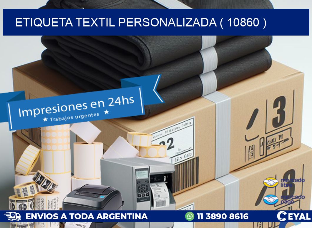 ETIQUETA TEXTIL PERSONALIZADA ( 10860 )
