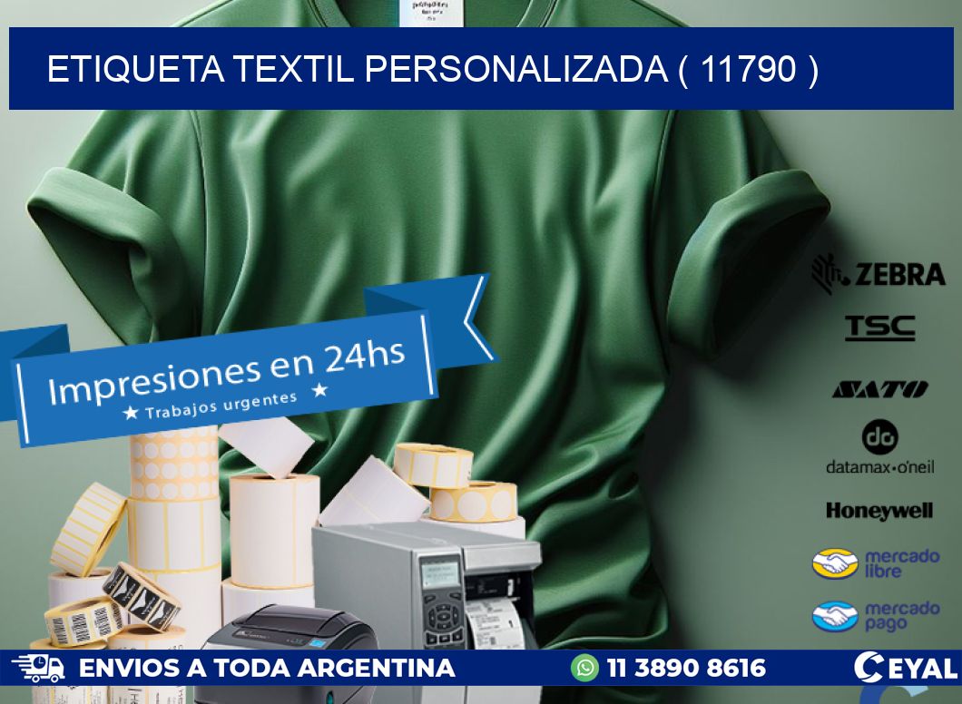 ETIQUETA TEXTIL PERSONALIZADA ( 11790 )