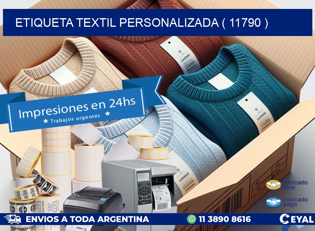 ETIQUETA TEXTIL PERSONALIZADA ( 11790 )